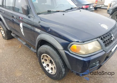 2004 Mitsubishi Montero Sport Ls из США, поврежденный, VIN JA4LS21R14J001670